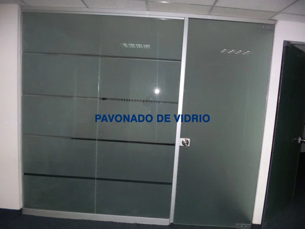 pavonado de mamparas de vidrio en lima