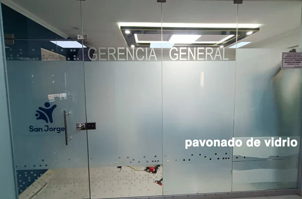 pavonado de vidrio en lima peru